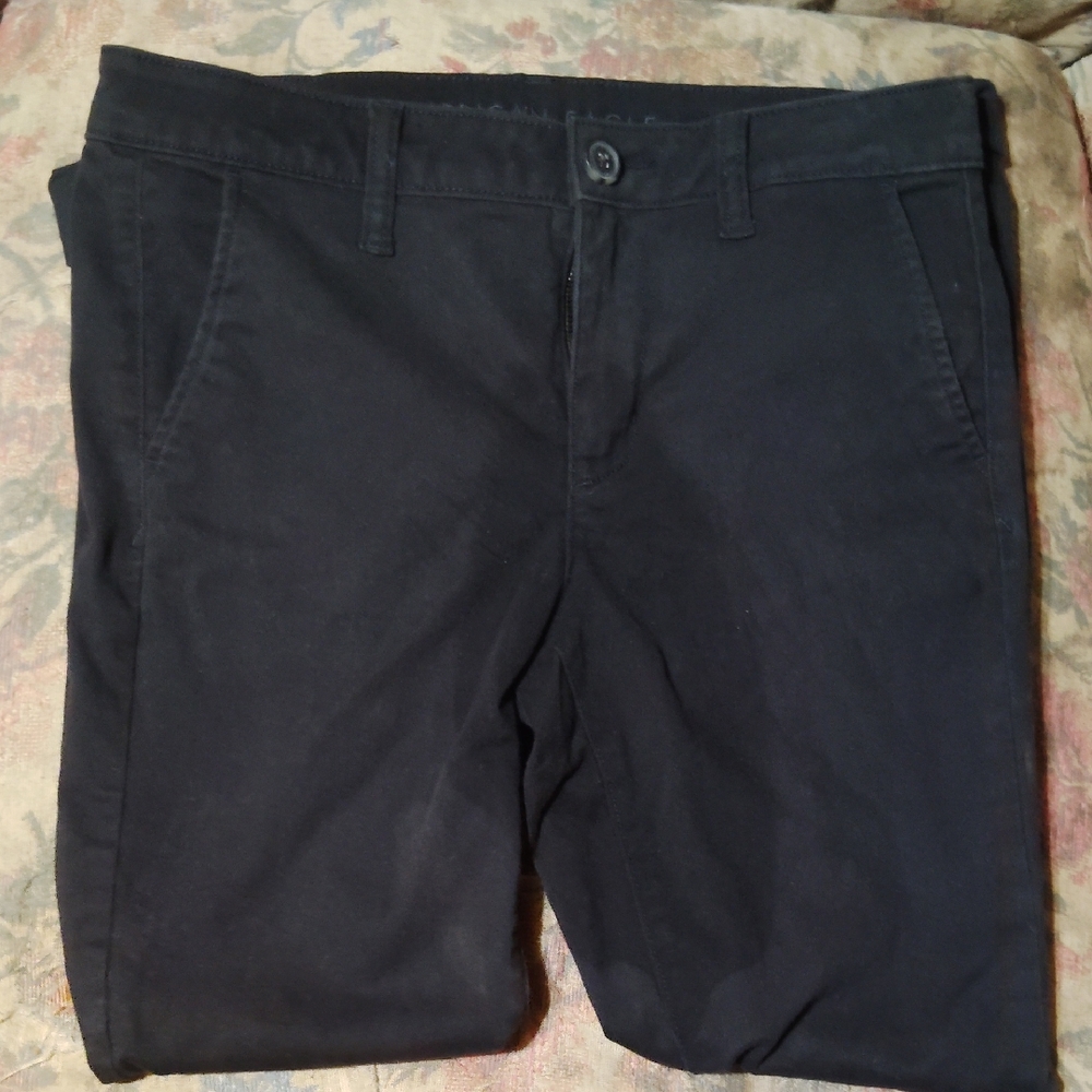 American Eagle Outfitters Black Super Stretch Pants